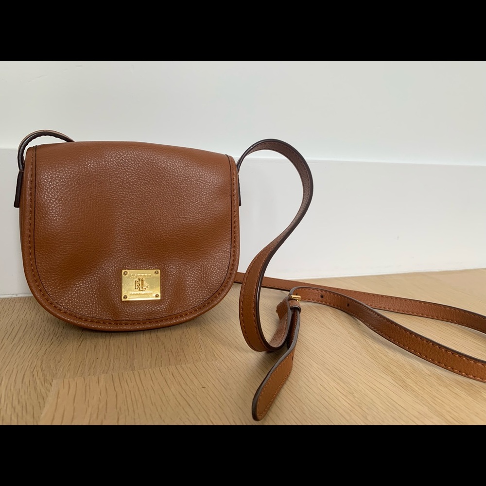 Ralph Lauren - Crossbody bag(small)-Brown leather